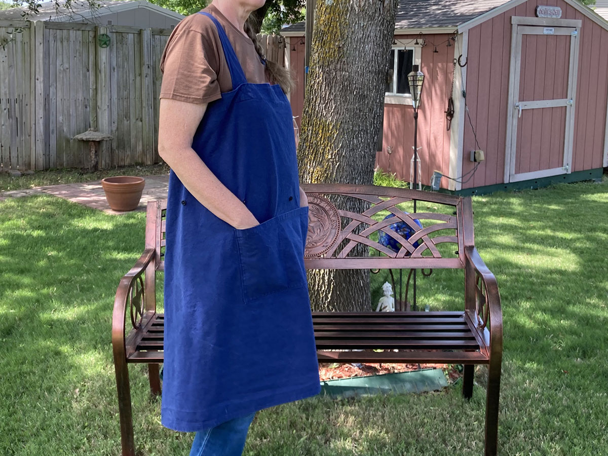 Blue Duck Cloth Gathering Apron down 2 Blue Duck Cloth Gathering Apron down 2