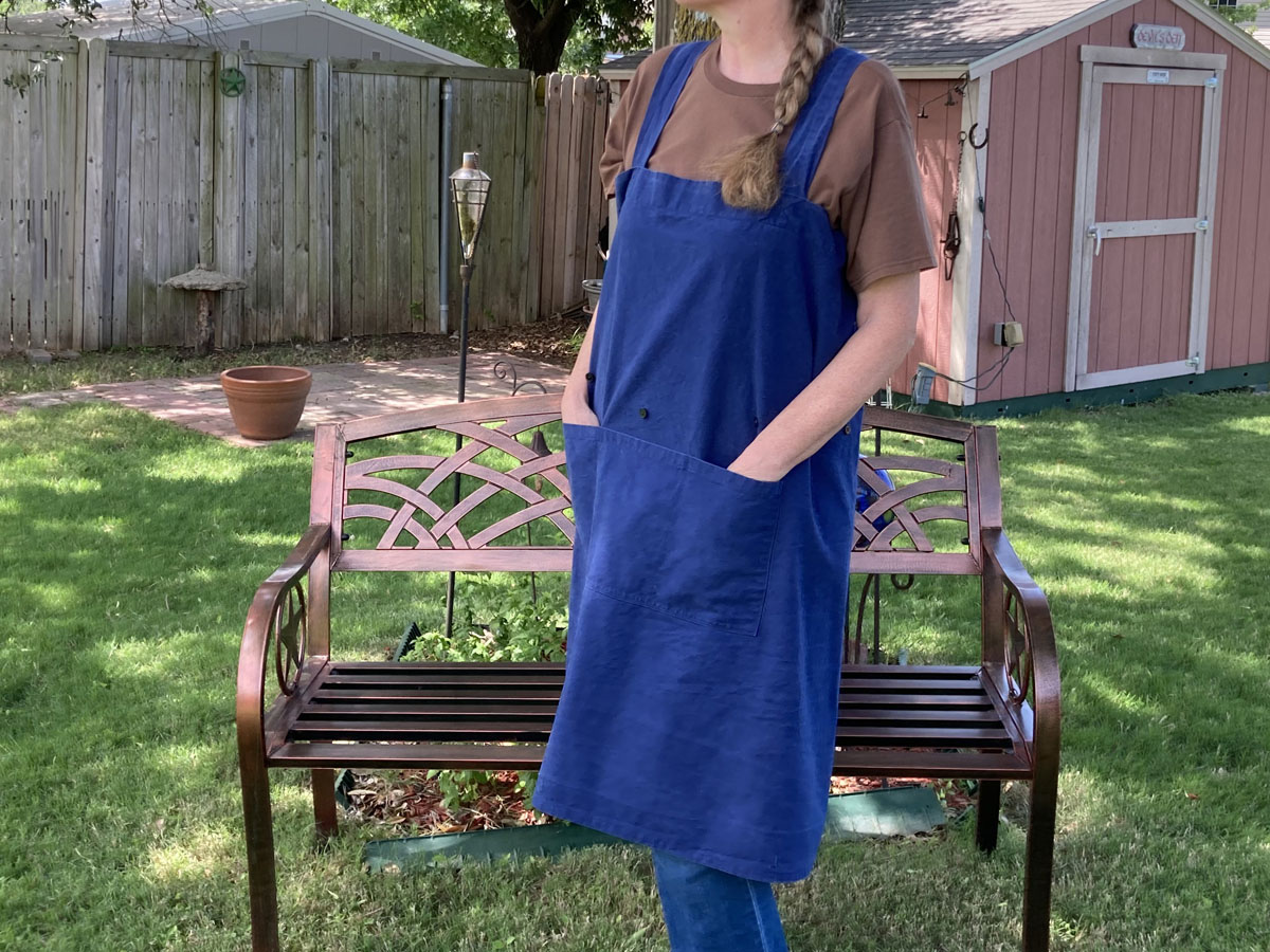 Blue Duck Cloth Gathering Apron down Blue Duck Cloth Gathering Apron down