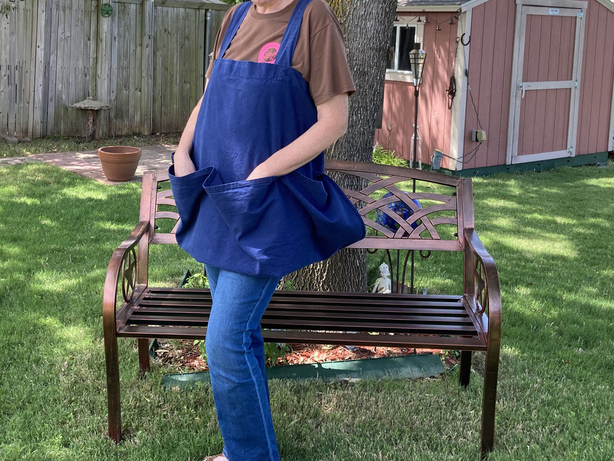 Blue Duck Cloth Gathering Apron up 2 Blue Duck Cloth Gathering Apron up 2