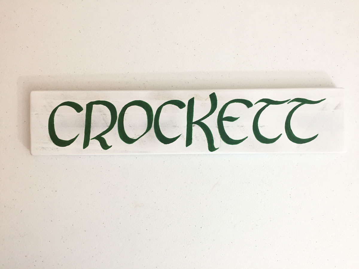 Rustic Painted Celtic Signs 1