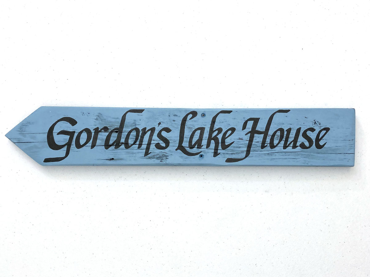 Rustic Painted Italic Signs 2