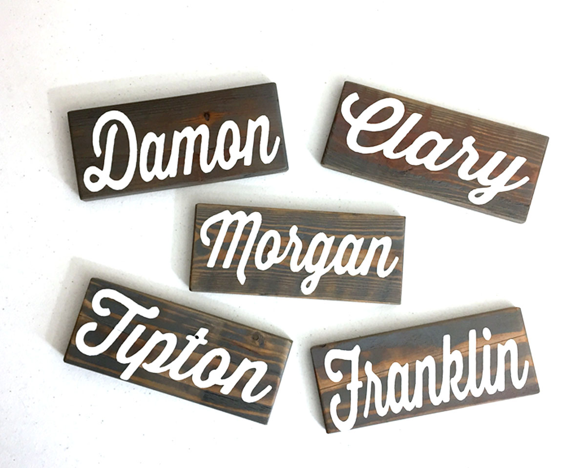 Rustic stained Commercial sign Rustic stained Commercial sign