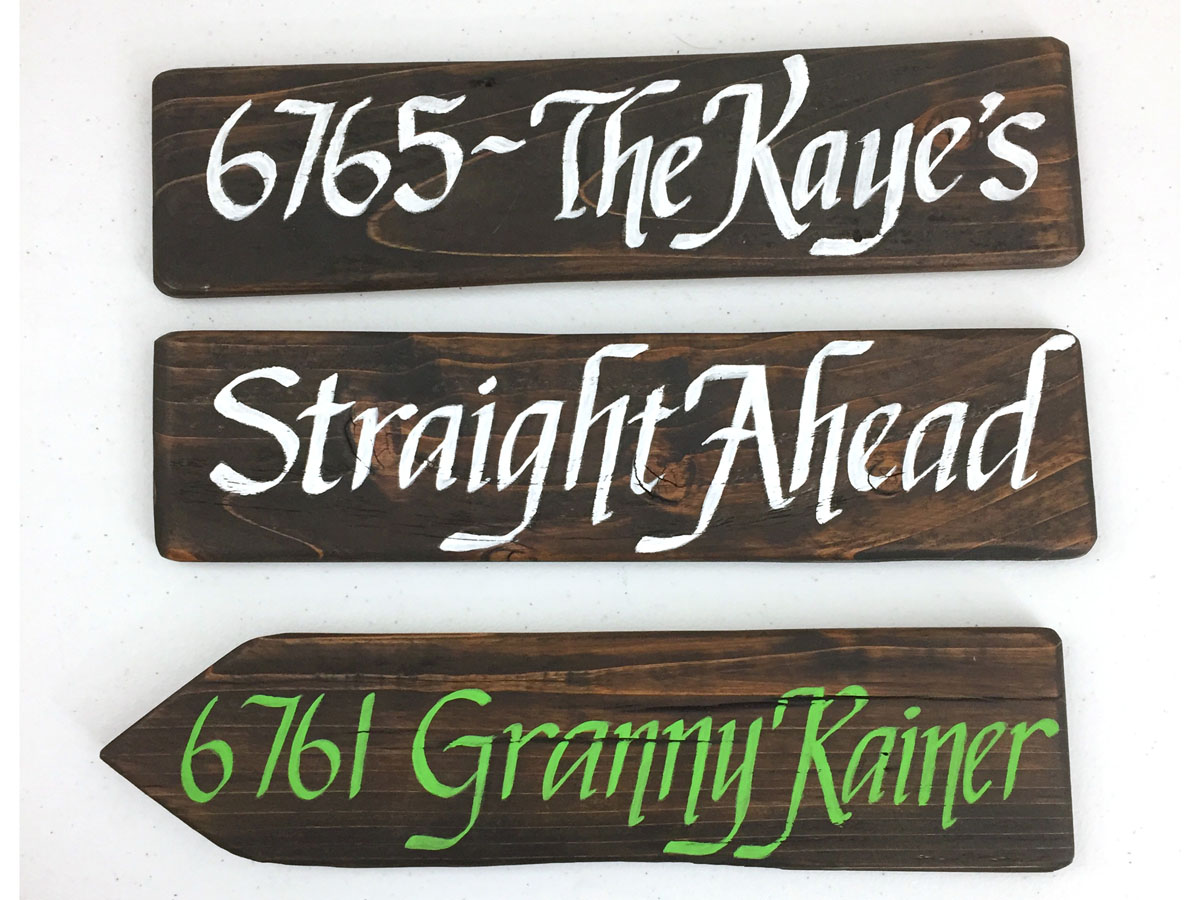 Rustic stained Italic