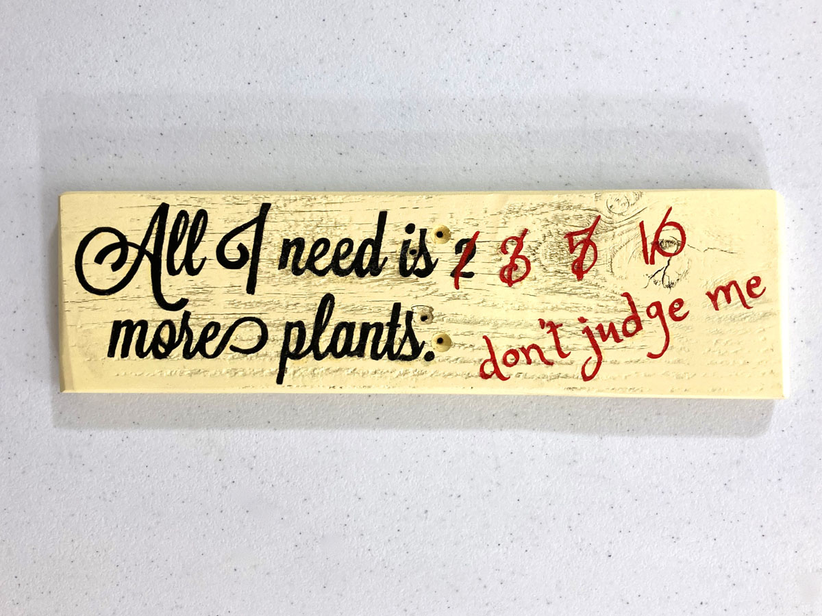 more plants – white