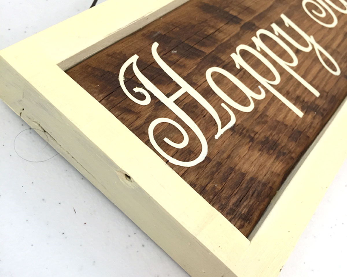 Fall door sign – end angle