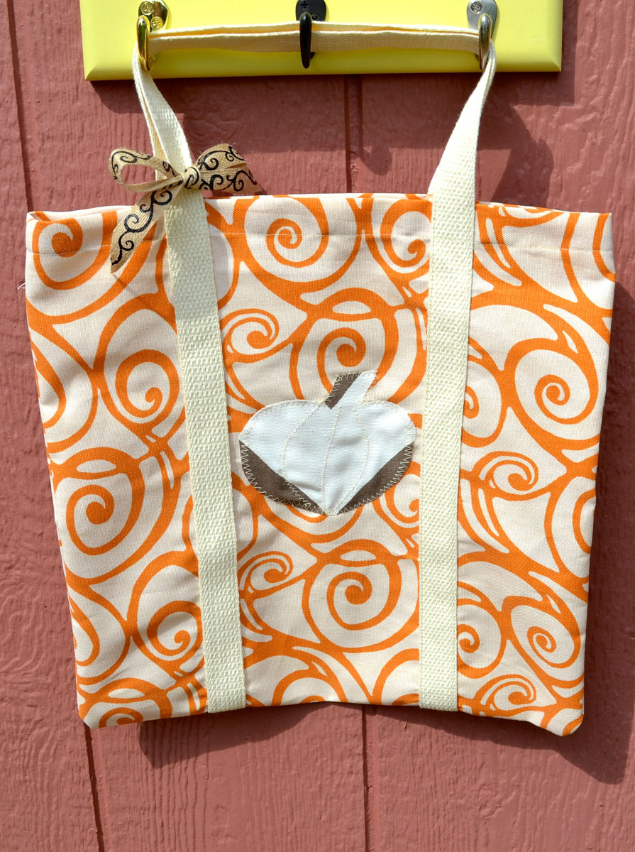 Halloween bag – Orange w pumpkin
