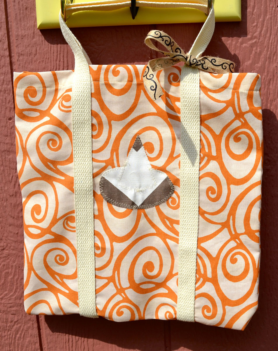 Halloween bag – Orange with witch hat