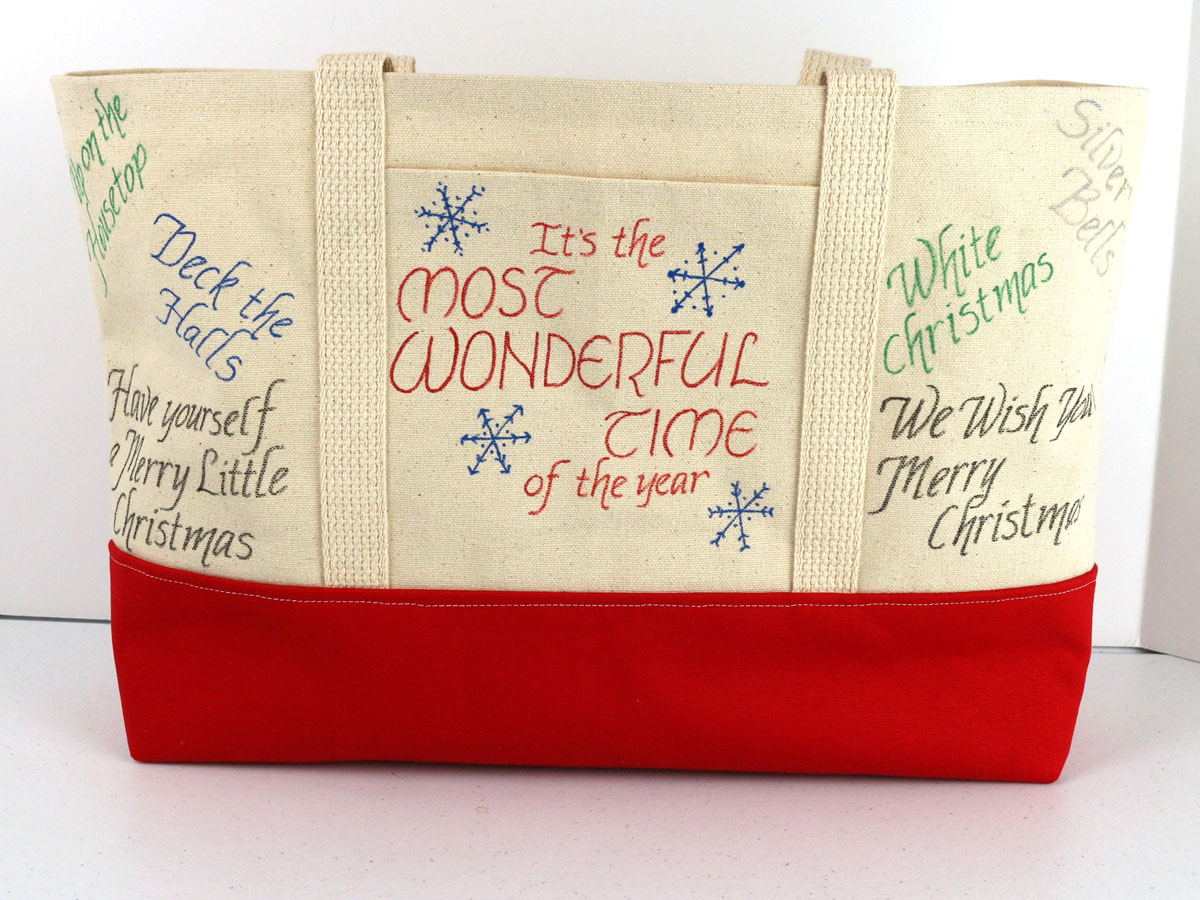 Nostalgic Christmas Tote front Nostalgic Christmas Tote front