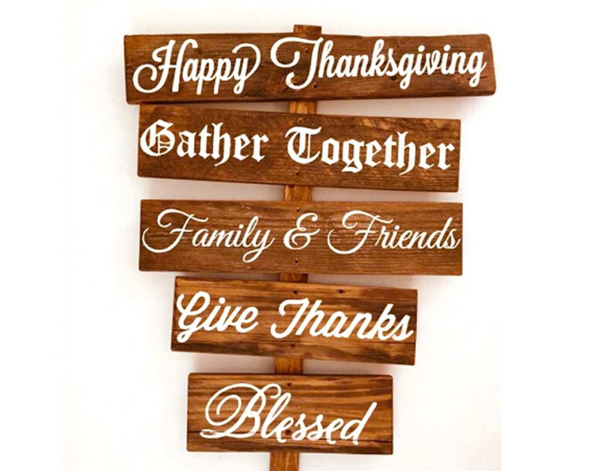 Thanksgiving Signpost Thanksgiving Signpost