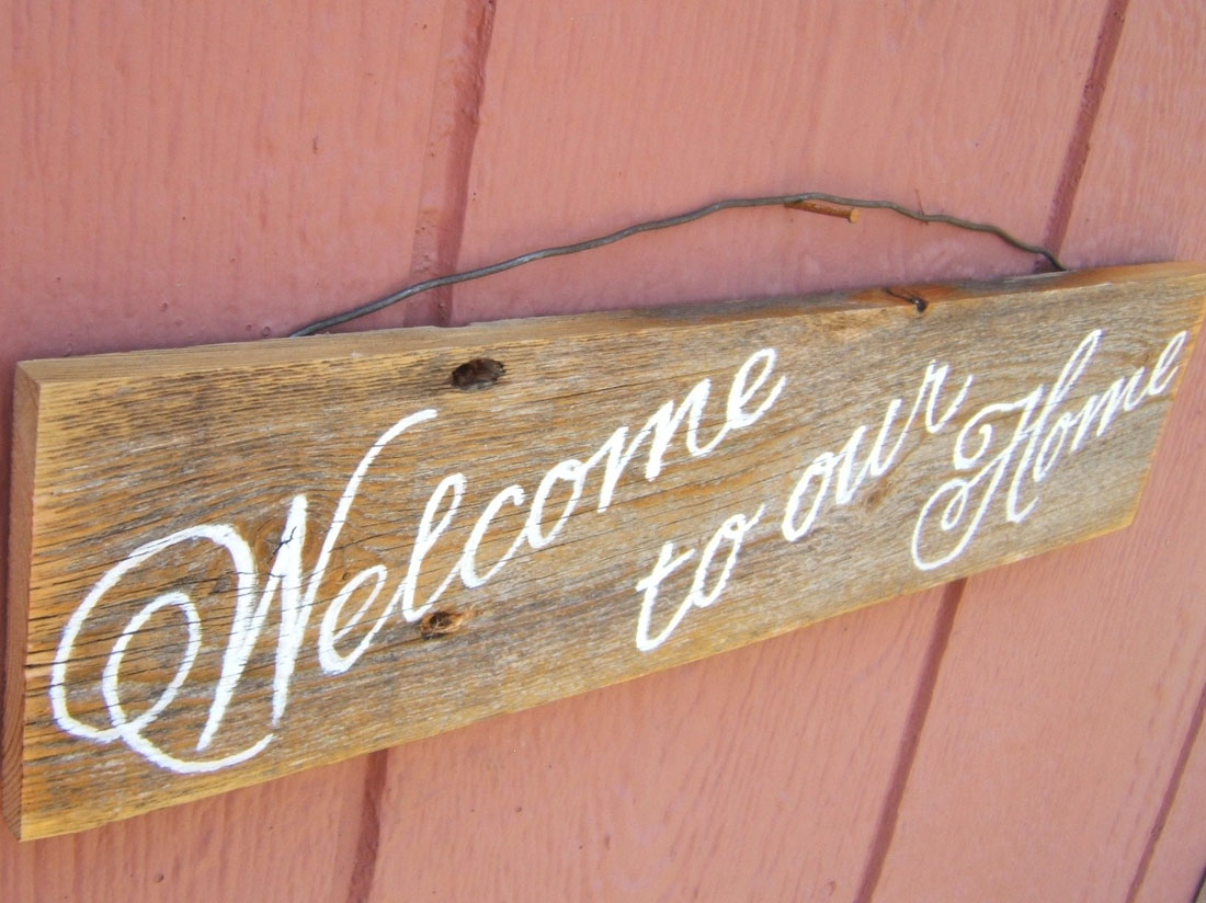 Welcome to our home top left Welcome to our home top left