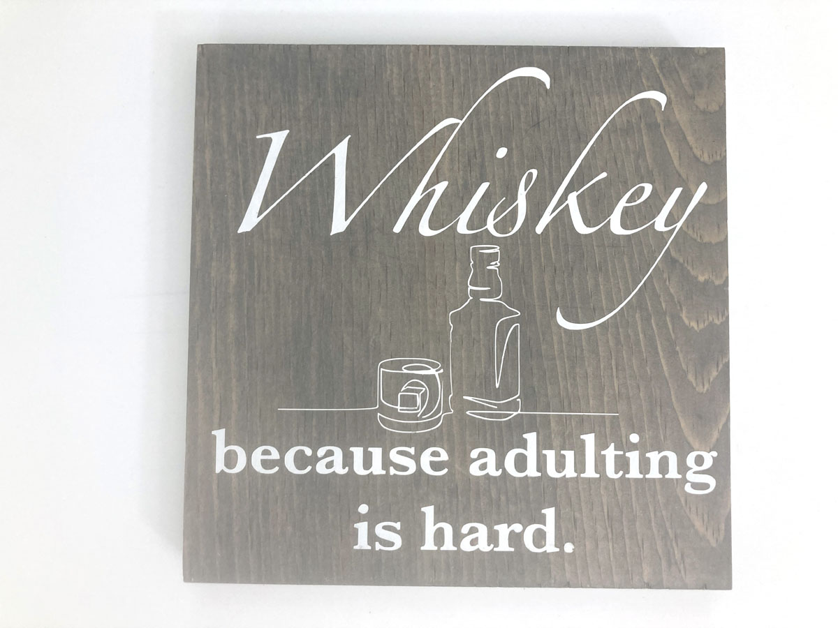 Whiskey adulting large