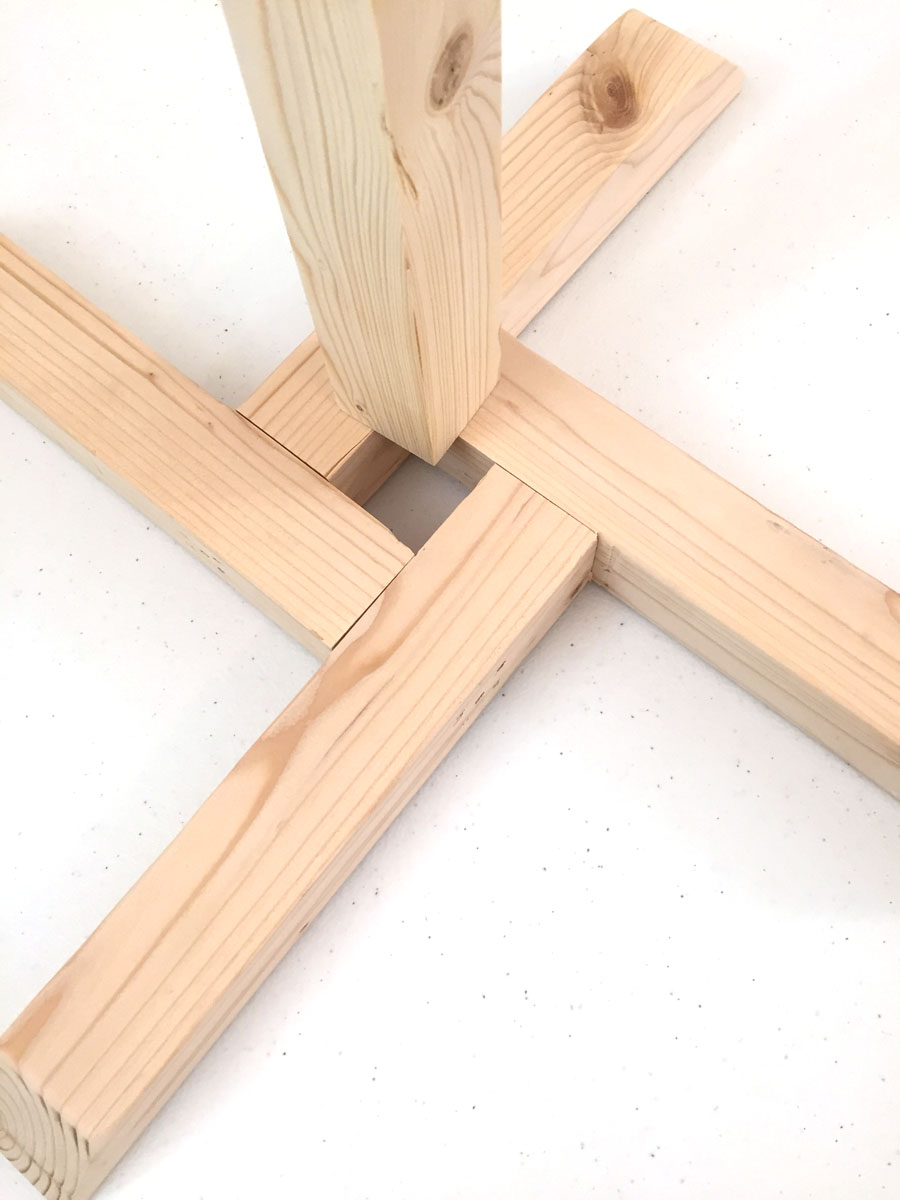 bare wood post and base 2 bare wood post and base 2