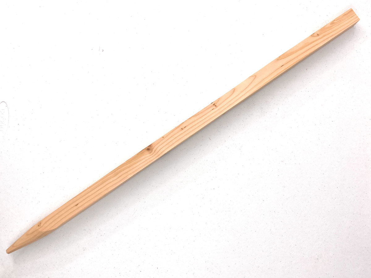 bare wood stake bare wood stake