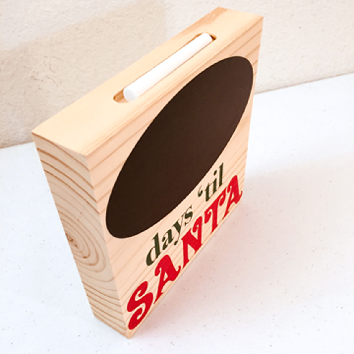 days till santa – top view days till santa – top view