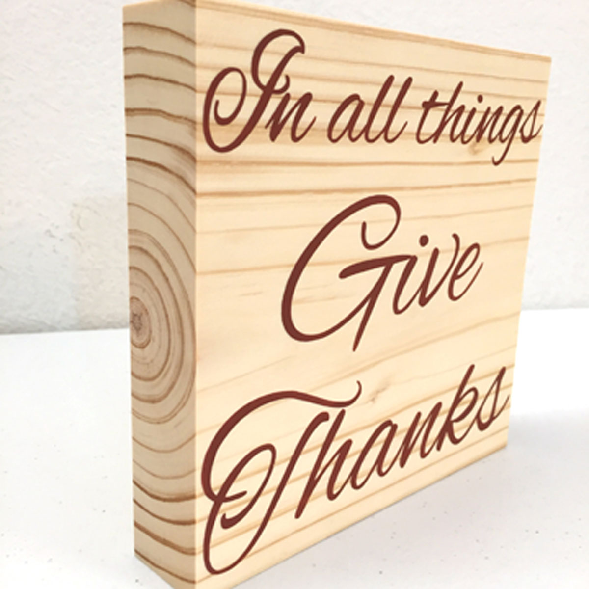 give thanks – angled