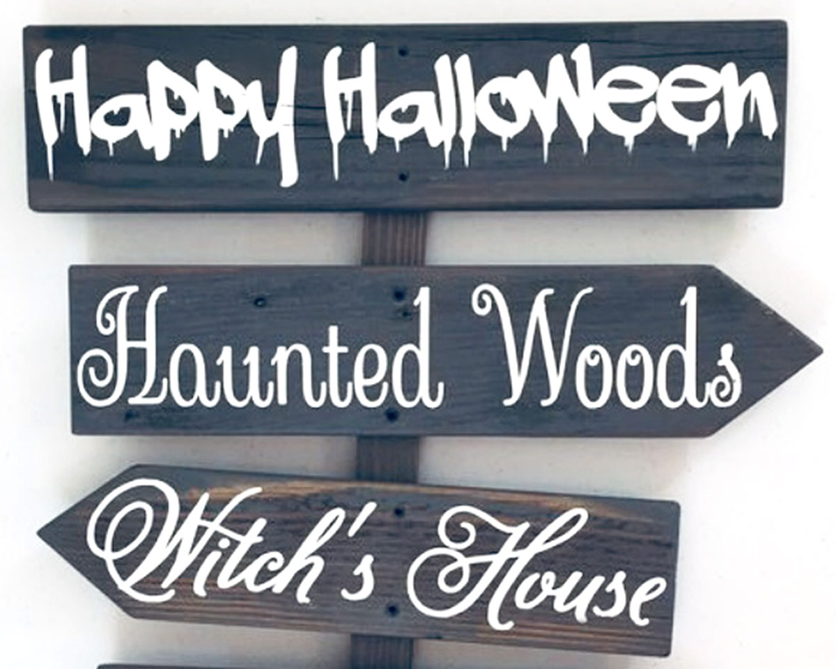 halloween sign post – top signs