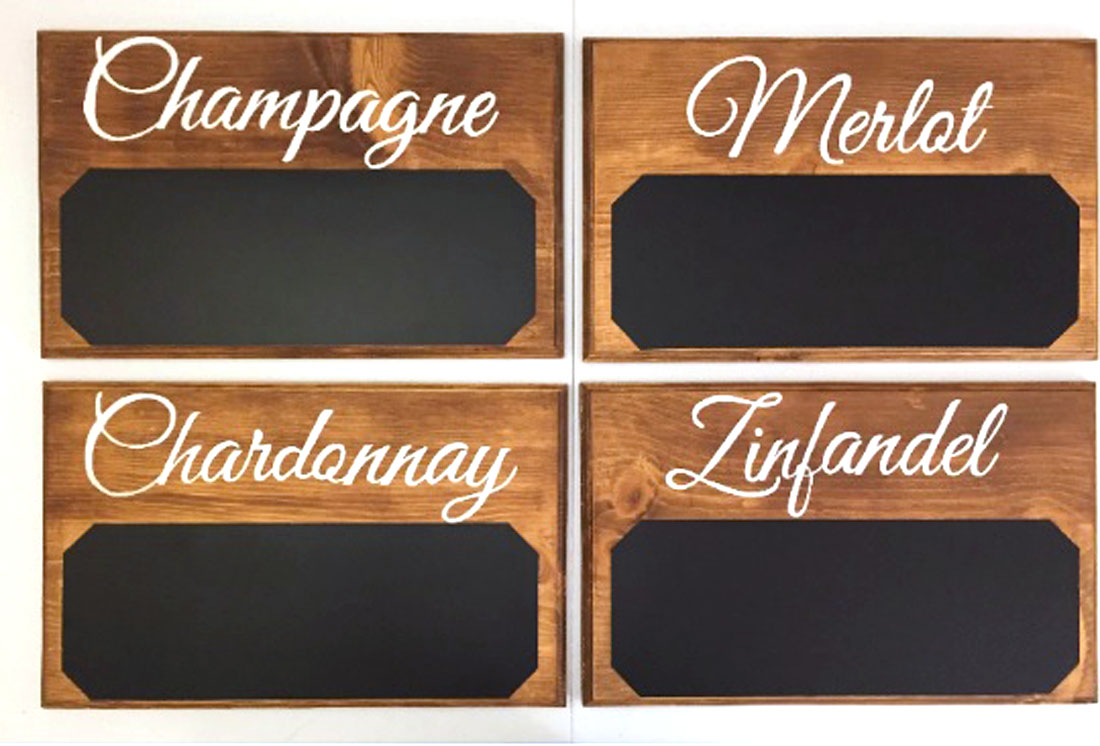 rectangle signs – finished rectangle signs – finished