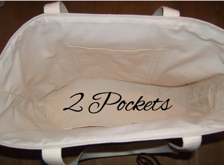 tote 2 pockets