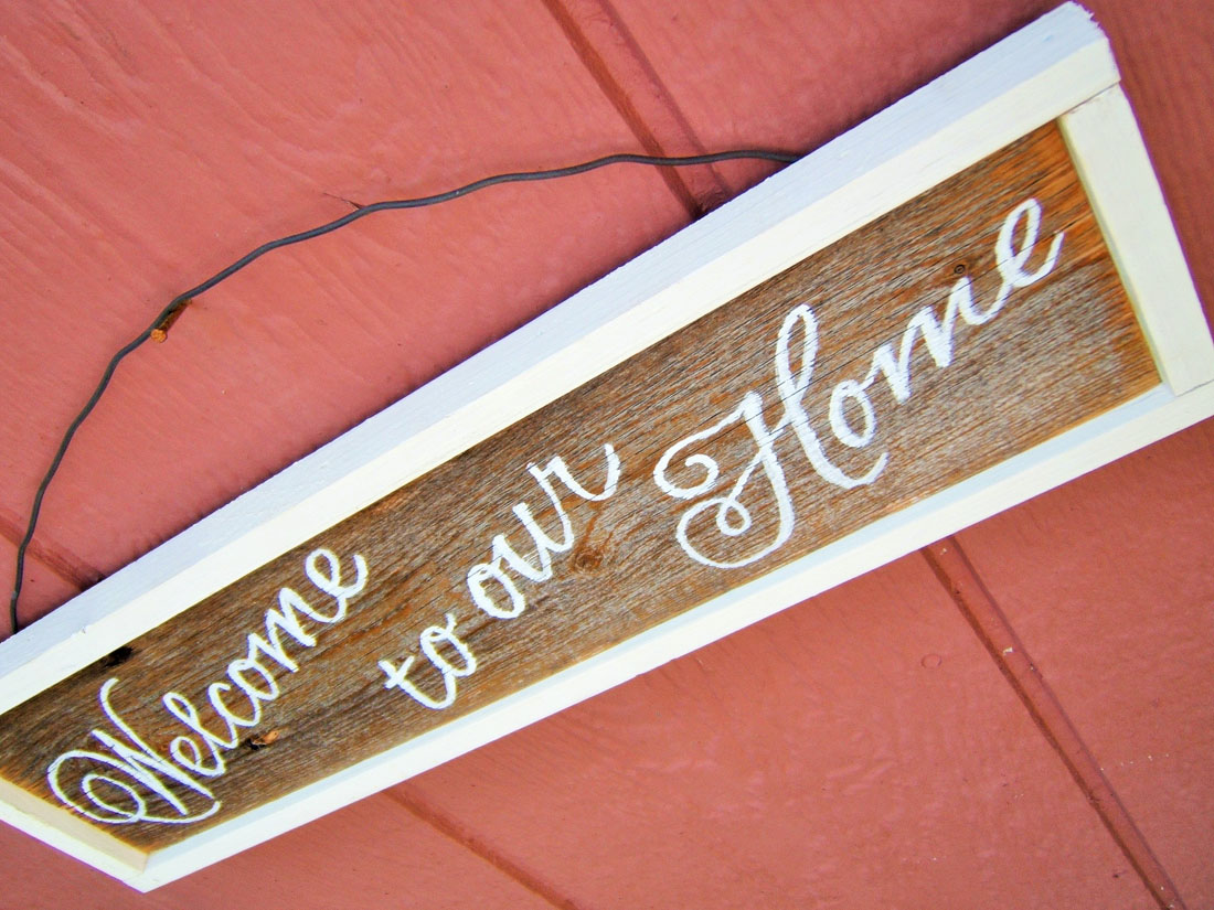 welcome to our home wood white frame right welcome to our home wood white frame right