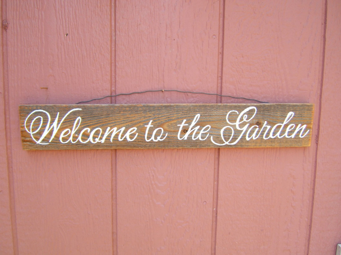 welcome to the garden