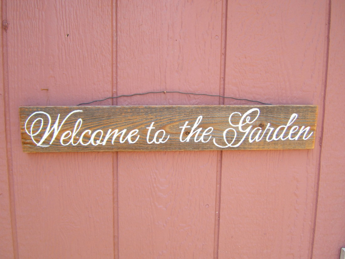 welcome to the garden