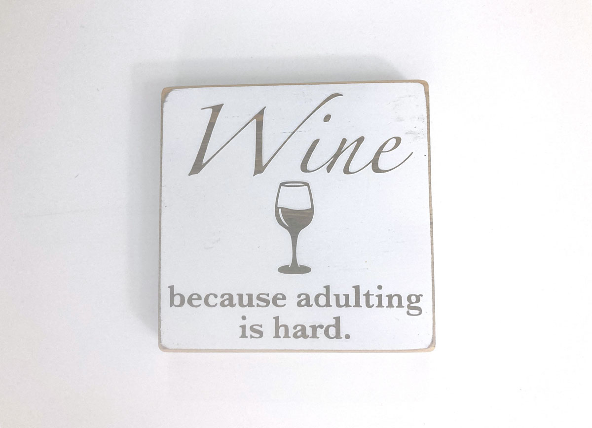 wine adulting small