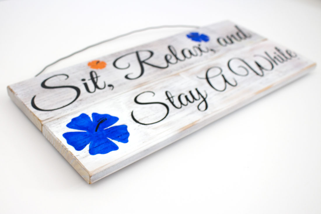 sit relax and stay awhile low angle